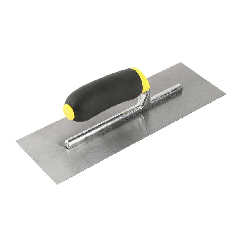 ZJNOTED plastering Trowel 12"X4" Carbon Steel Soft Handle plastering Trowel