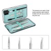 6pcs / Set Professional Eyelashes Extension Tool Kit Tweezers Scissors