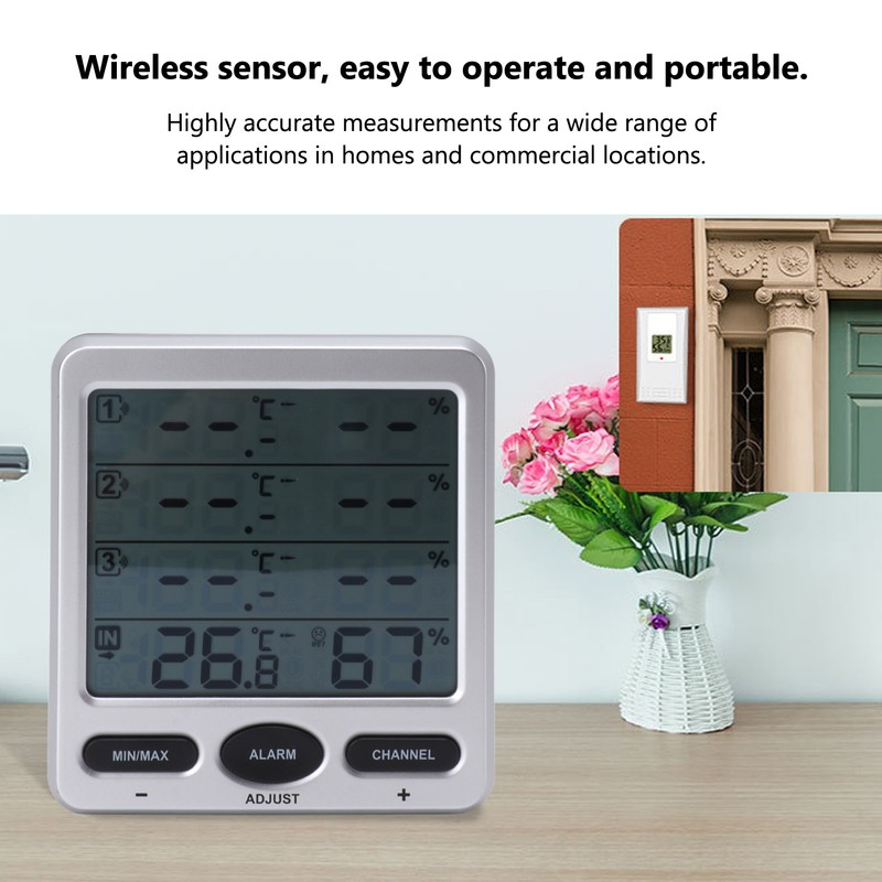 Room Hygrometer Thermometer Wireless Highly Accurate Measurements Electric Hygrometer Thermometer