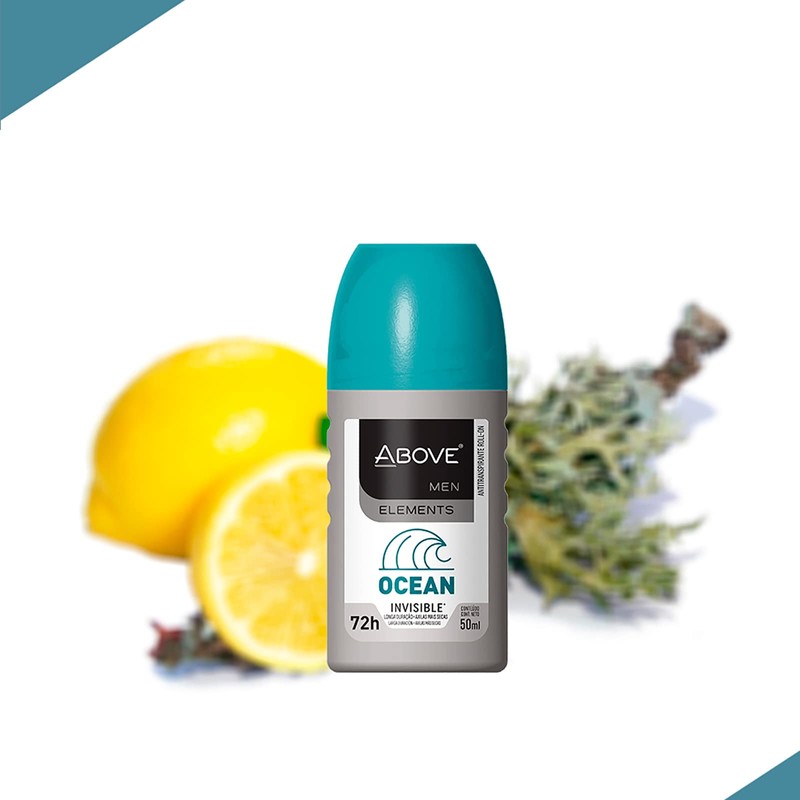 ABOVE Ocean - 72 Hour Antiperspirant Roll-On Deodorant for Men