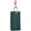 HASHIBAMI Wrinkle Metallic Key & Card Case Ha-2307-210, green (dark