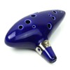 12 Holes Alto C Porcelain Ocarina with Holder Gift Box