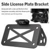 KACEPAR Motorcycle Side Mount LED Tail Light License Plate Holder