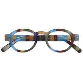 【HAVE A LOOK(ハブ ア ルック)】 リーディンググラス CIRCLE TWIST ジャングル +3.0