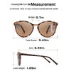 Amorays Cat Eyes Progressive Multifocus Reading Sunglasses for Women UV