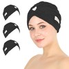 HALLEY Cotton Hair Towel Wrap (3 Packs) Super Absorbent Fast