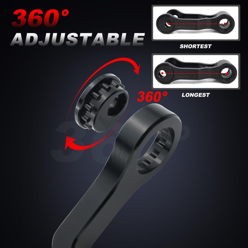 Xitomer 0.2-1.2'' Adjustable Lowering Link, Fit for TTR230 2005-2024, Suspension