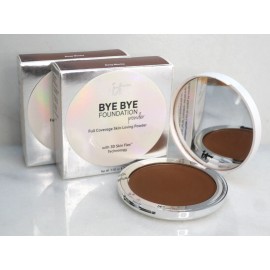 IT COSMETICS BYE BYE FOUNDATION POWDER FULL COVERAGE DEEP MOCHA 0.30 OZ LOT OF 2