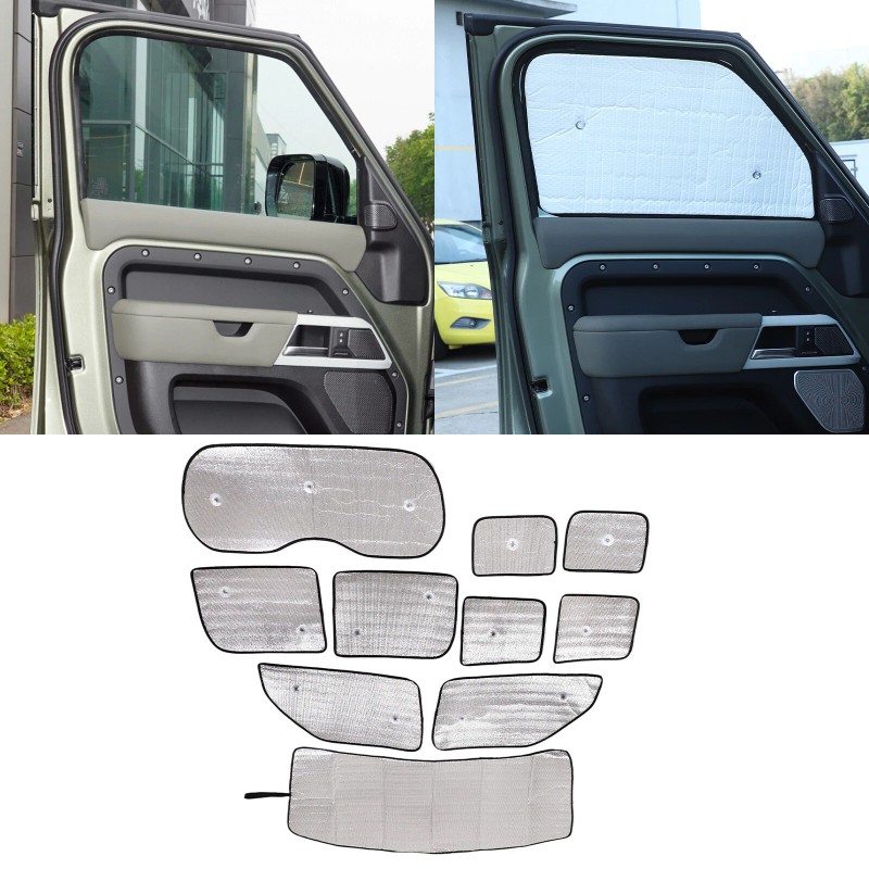 momocar Car Window Sunshade Visors Full Set UV Block Cover