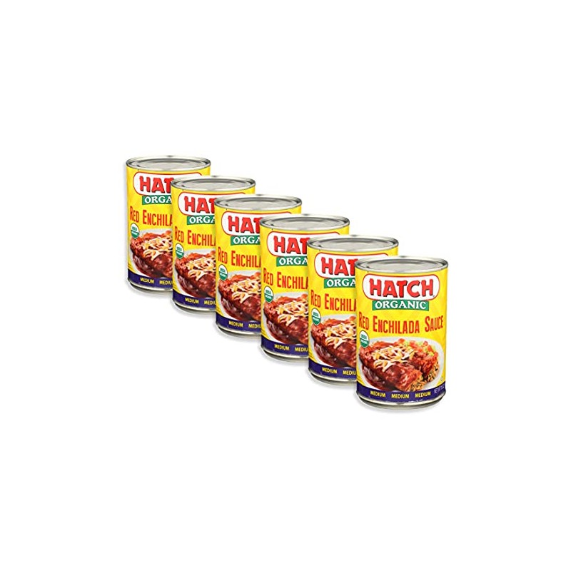 Hatch Red Enchilada Sauce Medium (15oz, Pack of 6)