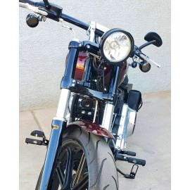 JBSporty BREAKOUT FXBR TOP FORK BLACK OUT KIT  Harley  GLOSS!  JBSporty 2018-24 FXBRS