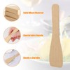 OSDUE Wooden Spatula, Set of 10 Beechwood Spatula for Cooking,