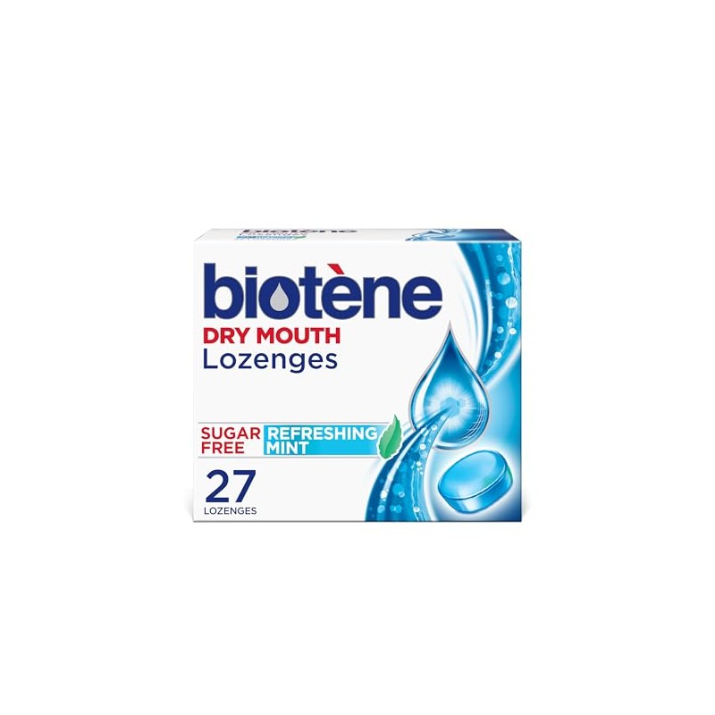 Biotene, Dry Mouth Lozenges, Refreshing Mint, 27 Count (Pack of
