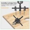 VZU Adjustable Circle Cutter, Adjustable Hole Saws for Diameter 30-300