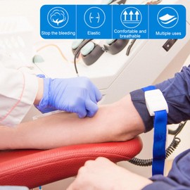 Vein Stomach, 4 Pieces Storage Hose, Tourniquet, Storage Tube Blood Draw, Vein Congestion Blood Drain, Fast Tourniquet, Nurse Tourniquet, Closed System for Doctors, Nurses and Medical Emergencies