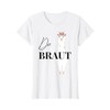 Bride to be Lama Alpaca Engagement Bride JGA T-Shirt, White