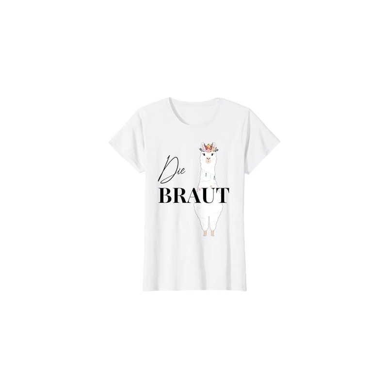 Bride to be Lama Alpaca Engagement Bride JGA T-Shirt, White
