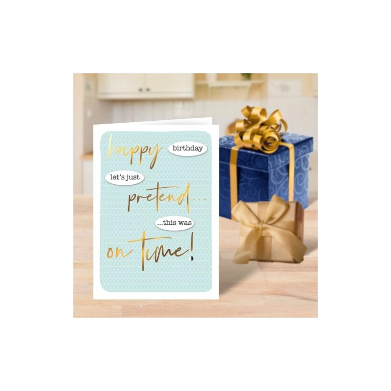 Just To Say Happy Belated Birthday Greeting Card Second Nature