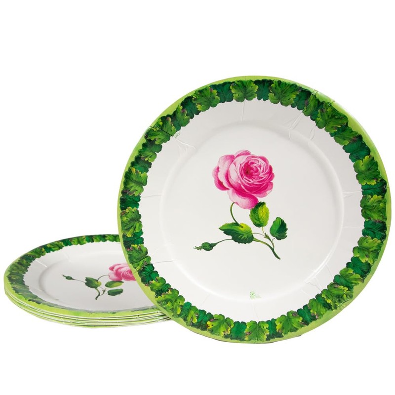 Caspari Sceaux Chic Dinner Plates - 96 Per Package