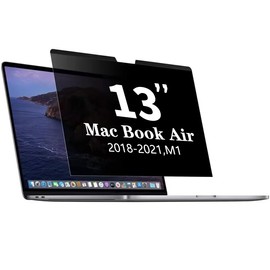 Pozlle Magnetic Privacy Screen Compatible with MacBook Air 13 Inch (2018-2021,M1), Anti-Blue Light Glare Filter, Private Screen Protector for MacBook 13.3 Inch Laptop Computer