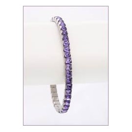 Bonjoc Women's Stretch Bracelet with Crystals