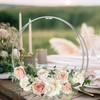 8 Pack 18 Inches Metal Double Floral Hoop Centerpieces with