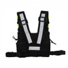 Clakllie Tactical Chest Bag Reflective Vest Chest Bag Outdoor Water