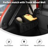 Linskip for 2024-2025 Jeep Wrangler Storage Trunk Organizer, Wheel Well