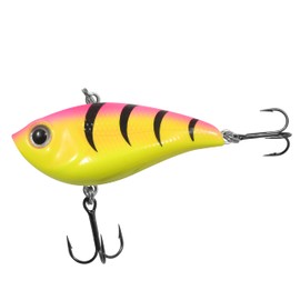 Northland Tackle Rippin' Shad Fishing Hook - Freshwater Fishing Lure for Bass, Walleye, Trout, Crappie, & Others - The Perfect Bait in Any Kit (Bubblegum Tiger, 1.5", 1/8 Oz)