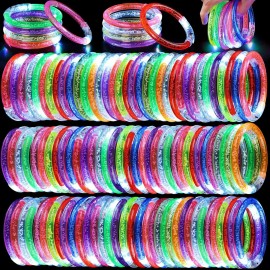 20pzs Pulsera Luz Luminosa Y Led De Dedo Para Fiestas Evento