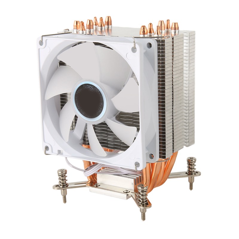 9CM CPU Cooler 6 Copper Heat Pipes Colorful Lighting Effects