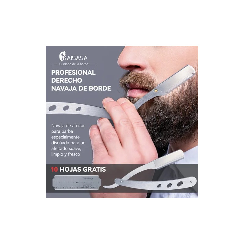 Kit Barba Cuidado Para Hombres Herramientas De Bigote 11pcs