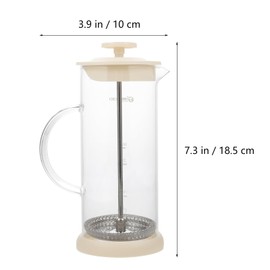 Manual Milk Frother Coffee Bar Milk Frother with Press Froth Technology, Milk Foamer Manual Milk Creamer Hand Pump Frother Handheld Milk Frothing Pitchers for Milk Coffee Cappuccino