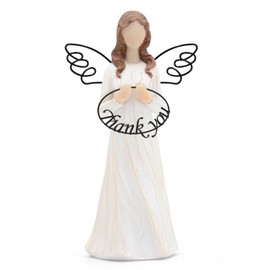 Thank You Gifts for Women: Angel Figure Statue Thank You Teachers Gifts for Teachers, Colleagues, Staff, Friend, Nursey, Mum, Sister, Appreciation Women Gifts Sculpted Hand-Painted Angel Figurines