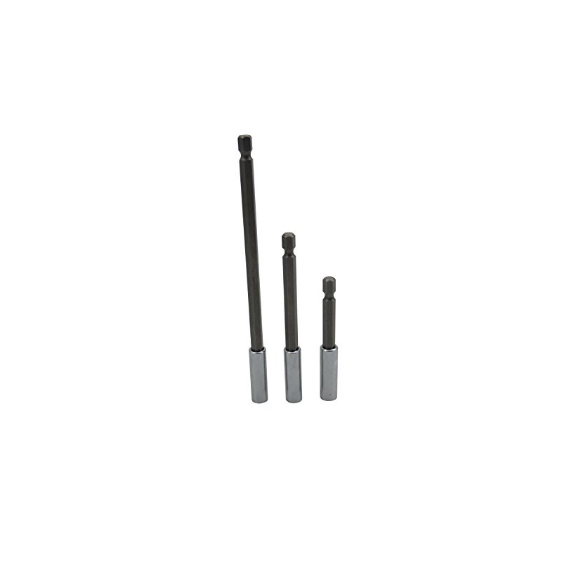 US PRO Tools 3pc Magnetic Screwdriver Hex Adaptor Power Bit