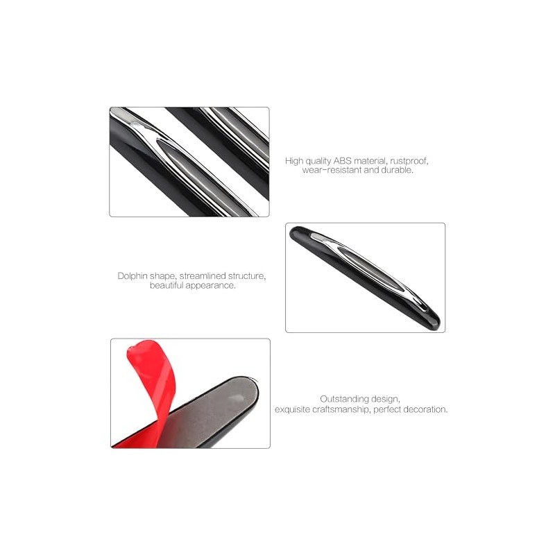 Acouto Protector de Borde de Puerta, 4pcs PVC Guardabarros Recorte