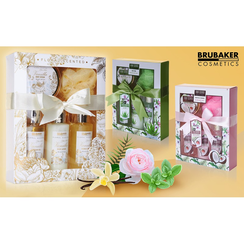 Brubaker Cosmetics Bath and Shower Set 5-Piece Gift Set