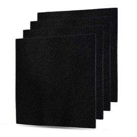 Flintar MD1-0023 4-Pack Activated Carbon Charcoal Replacement Filters for Vornado Air Cleaner Purifier Model AC300, AC350, AC500, and AC550