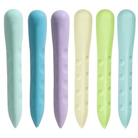 Erasers, 6 pieces soft eraser, universal eraser, aesthetic eraser, triangle eraser, eraser grip, for school, sketching, offices, drawing