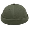 Clakllie Breathable Docker Cap Summer Brimless Skullcap Urban Street Sailor