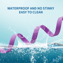 Waterproof Dog Training Leash 50FT 30FT 15FT 10FT 5FT Heavy Duty Recall Long Lead for Large Medium Small Dogs (5FT, Purple)