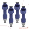 A-Premium Fuel Injectors 4 Pcs Compatible with Pontiac Vibe &
