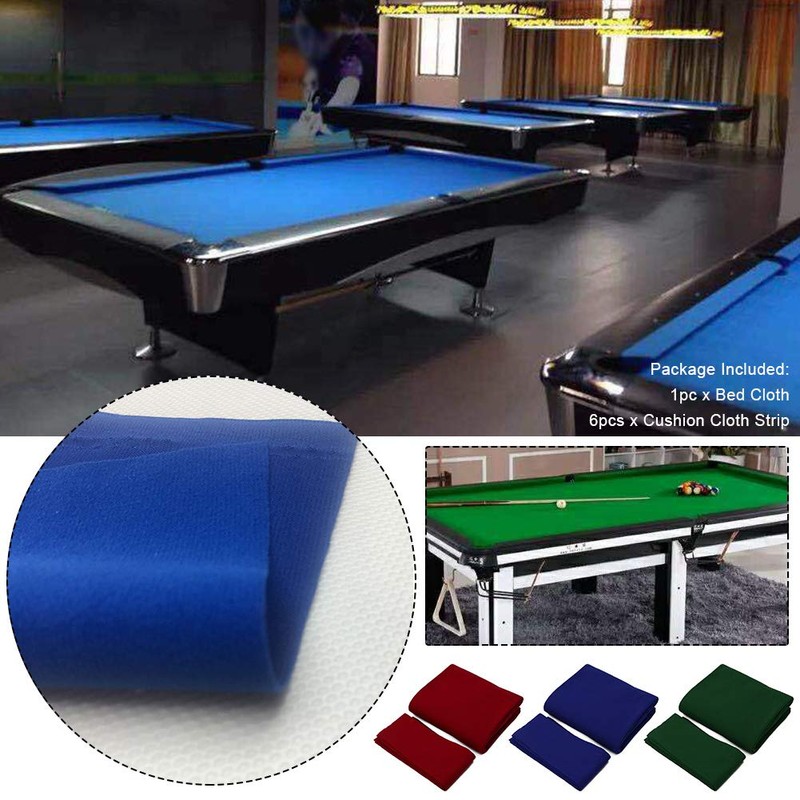 WANAONE Professional Pool Felt Tablecloth Standard Billiard Tablecloth 7ft 8ft