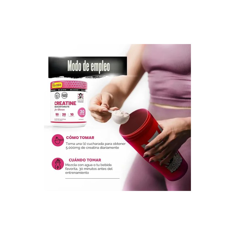 2 Old School Creatine For Women 2in1 Collagen Original Viral