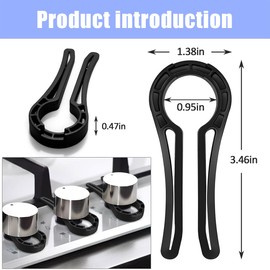 XOXVURI Pack of 10 Child Safety Cooker Temperature Resistant Cooker Child Lock Cooker Protection Children Child Lock Cooker Knob Safety Cover For Children Child Lock Cooker Knob