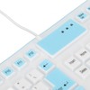 Foldable Silicone Keyboard 106 Keys Waterproof Dustproof Foldable USB Wired