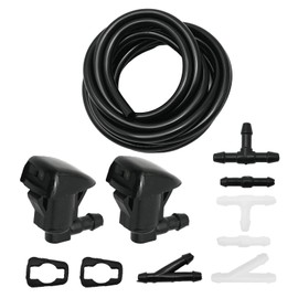 Hoypeyfiy Front Windshielf Washer Nozzle 55157319AA 4806312AA Replacement for Jeep Liberty 2008-2012 Commander 2006-2010 Dodge Nitro 2007-2011