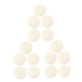 minkissy 15pcs Exfoliating Cleansing Wipes Face Scrub Pad Face Exfoliating Brush Facial Cleaning Pads Face Loofah Scrub Pad Facial Exfoliating Pads Loofah Natural Beige Natural Loofah