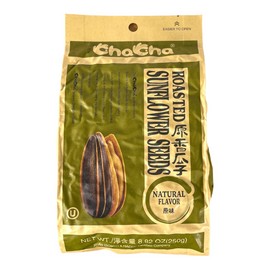 Sunflower Chacha Sunflower Roasted and NOT Salted Seeds (All Nature) 250g X 18bags