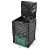 Costway Large Outdoor Compost Bin 80 Gal for Kitchen Waste